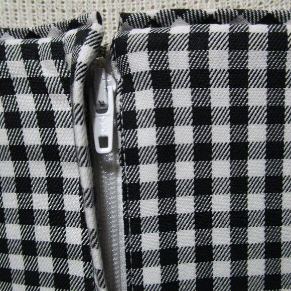 White House Black Market Black and White Gingham Strapless Bustier Corset Top - Picture 6 of 11